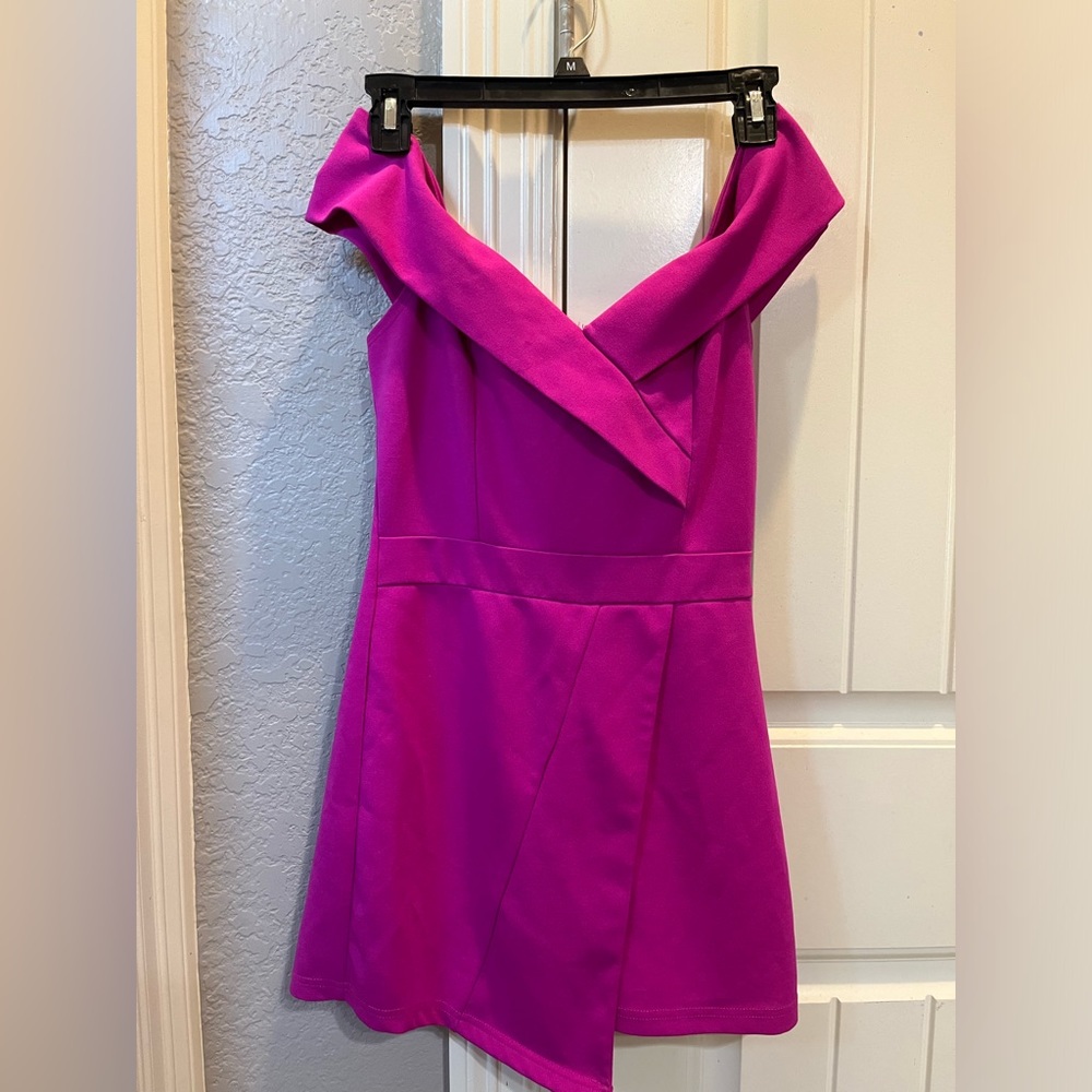 Privy hot pink romper. Size small